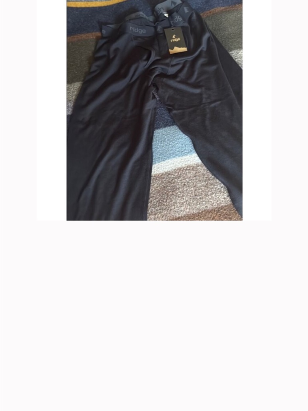 Ridge Merino Wool Black Thermal Long Johns - Men